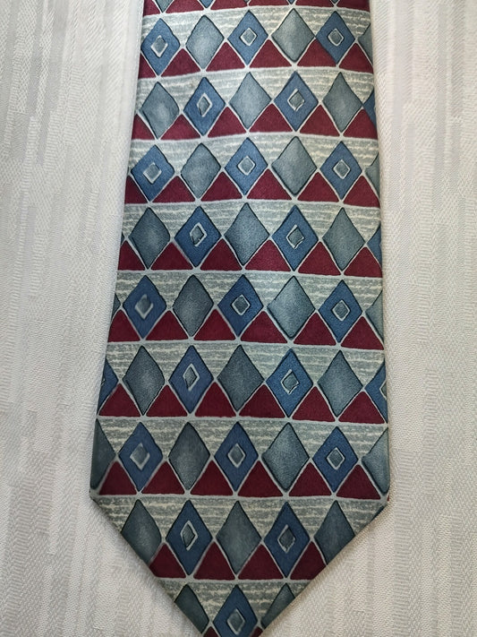 PIERRE CARDIN 100% SILK TIE SETA CRAVATTA NECKTIE MADE IN ITALY CLASSIC