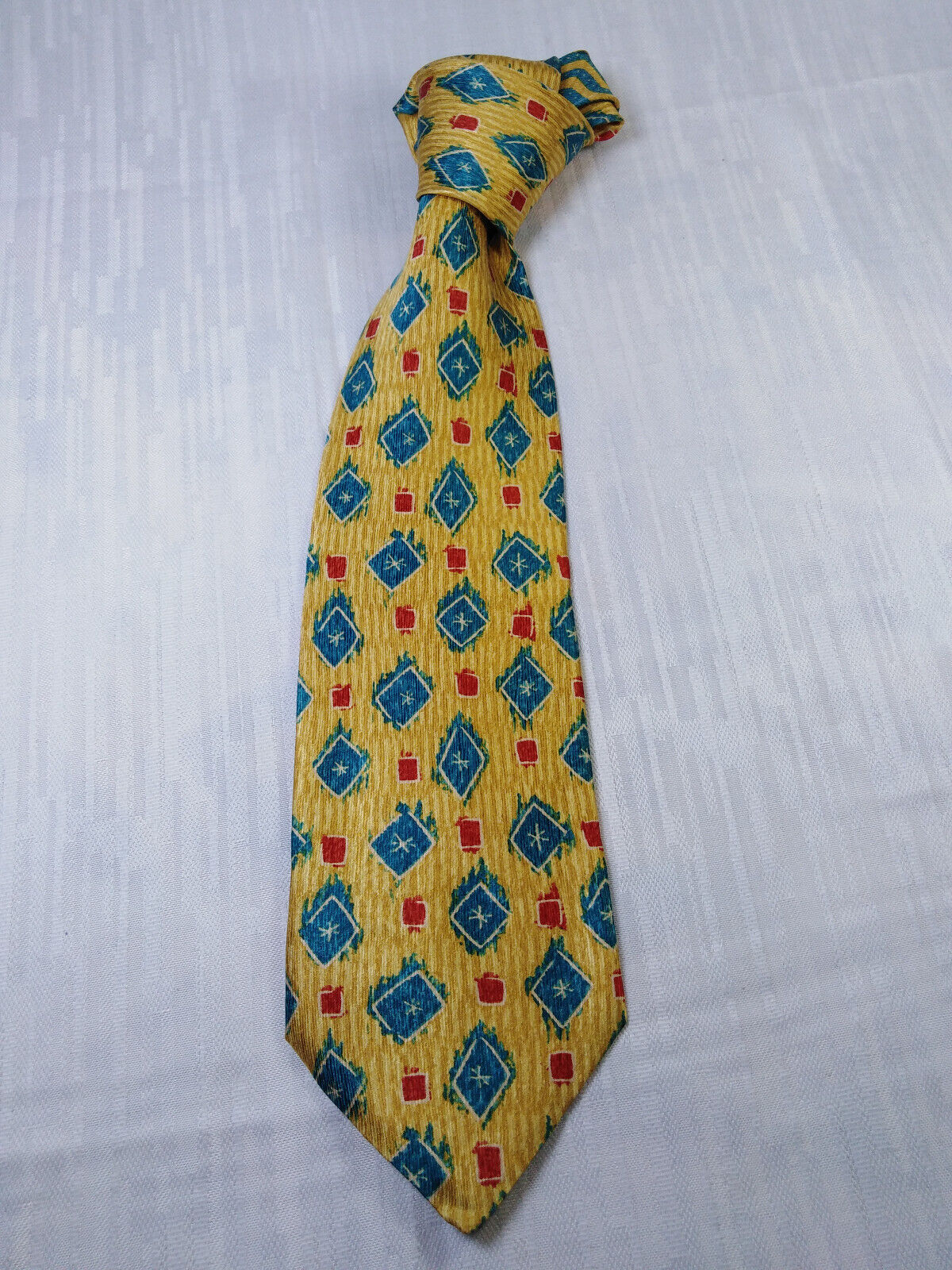 MISSONI 100%  SILK TIE SETA CRAVATTA NECKTIE MADE IN ITALY SELF TIPPED