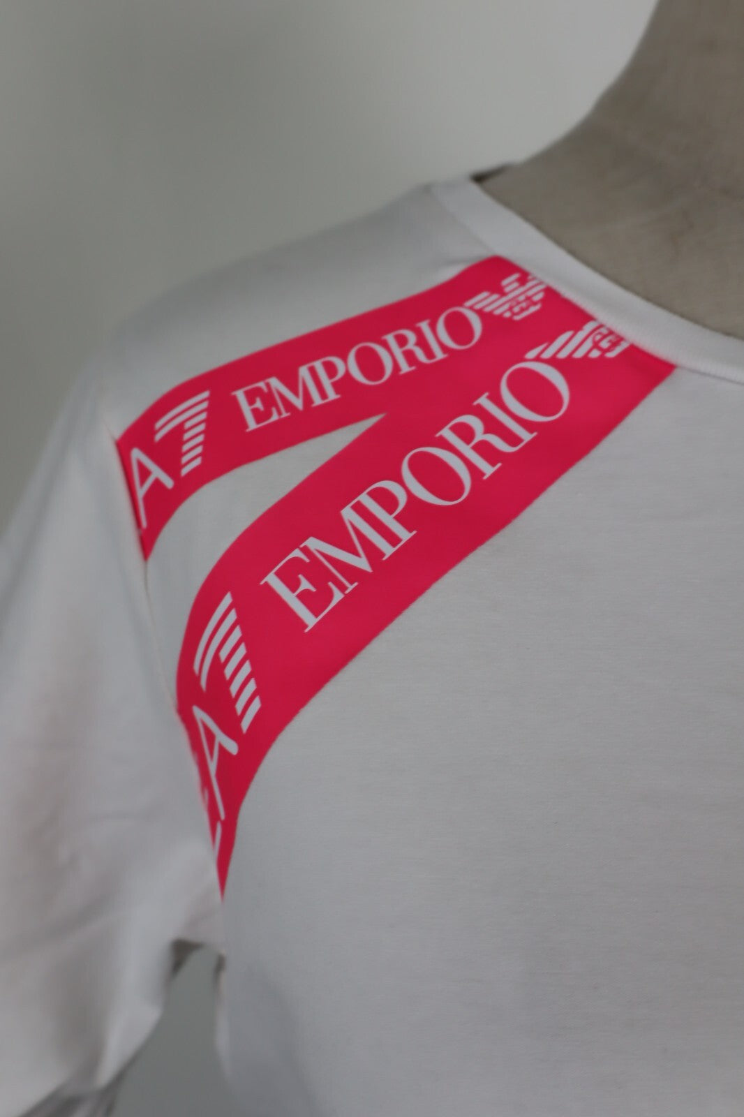 EMPORIO ARMANI EA7 MAGLIA DONNA TG S WOMAN CASUAL VINTAGE TOP T-SHIRT COTONE