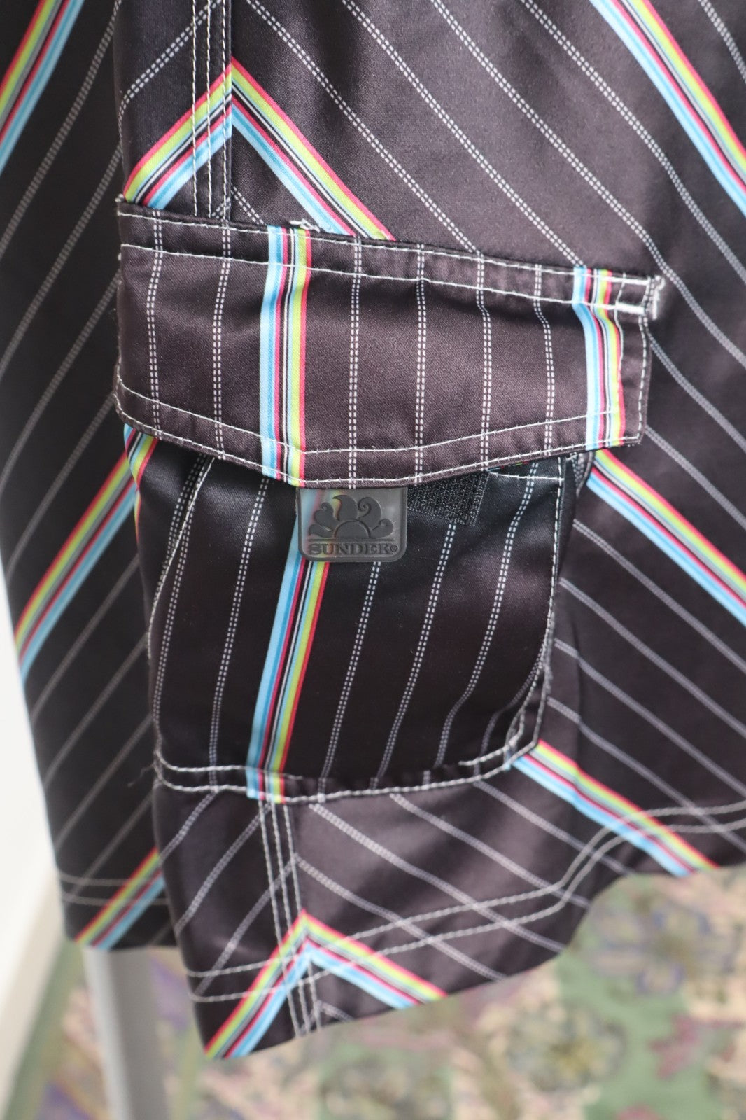 SUNDEK COSTUME PANTALONCINO MARE UOMO TG 36 MAN SWIMSUIT VINTAGE CASUAL SURF