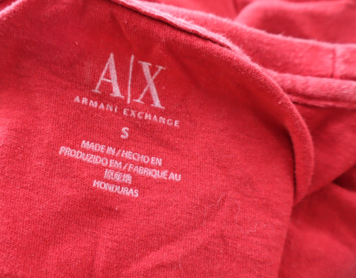 AX ARMANI EXCHANGE MAGLIA DONNA TG. S WOMAN CASUAL T-SHIRT VINTAGE COTONE COTTON