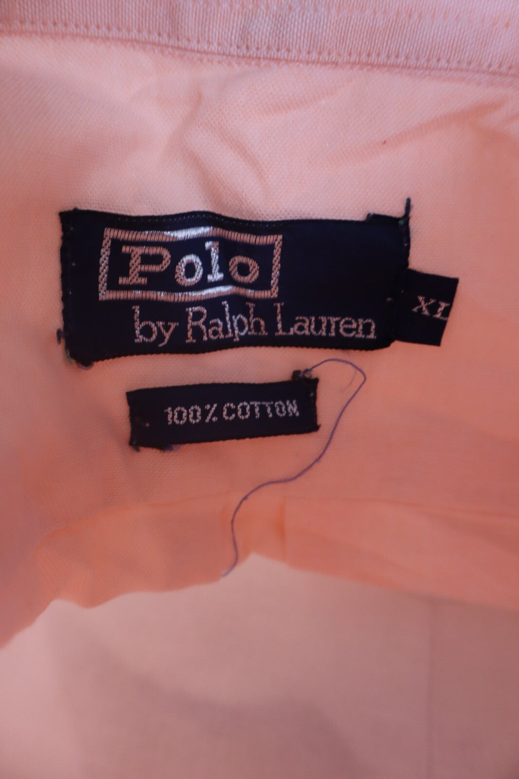 RALPH LAUREN CAMICIA UOMO TG. XL MAN CASUAL VINTAGE SHIRT COTONE COTTON