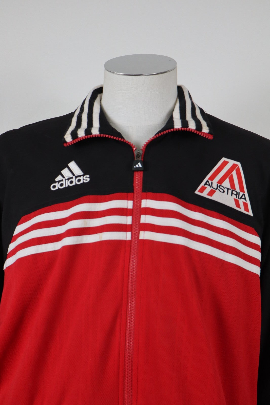 ADIDAS AUSTRIA GIACCA SPORT SCI UOMO Tg 44 MAN VINTAGE JACKET SKY