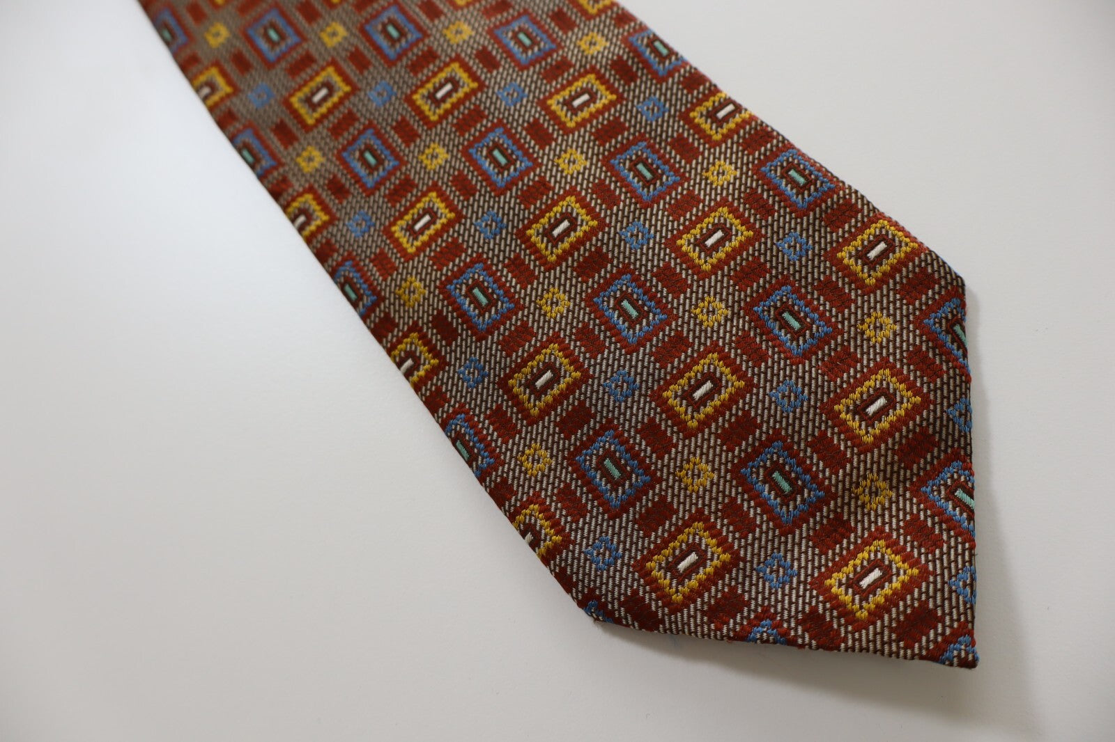 ALTEA MILANO 100% SILK TIE SETA CRAVATTA NECKTIE MADE IN ITALY CLASSIC