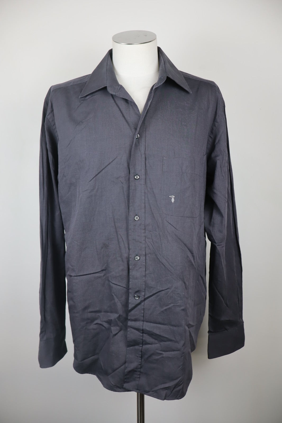 TRUSSARDI CAMICIA UOMO COTONE TG. 43 17 MAN CASUAL VINTAGE SHIRT MANICA LUNGA