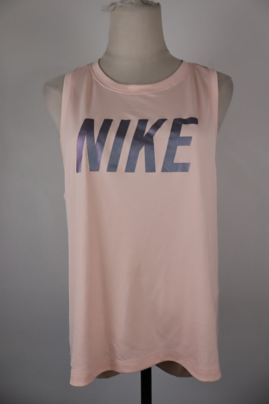 NIKE RUNNING MAGLIA CANOTTA DONNA TG. L WOMAN CASUAL VINTAGE T-SHIRT CROP TOP