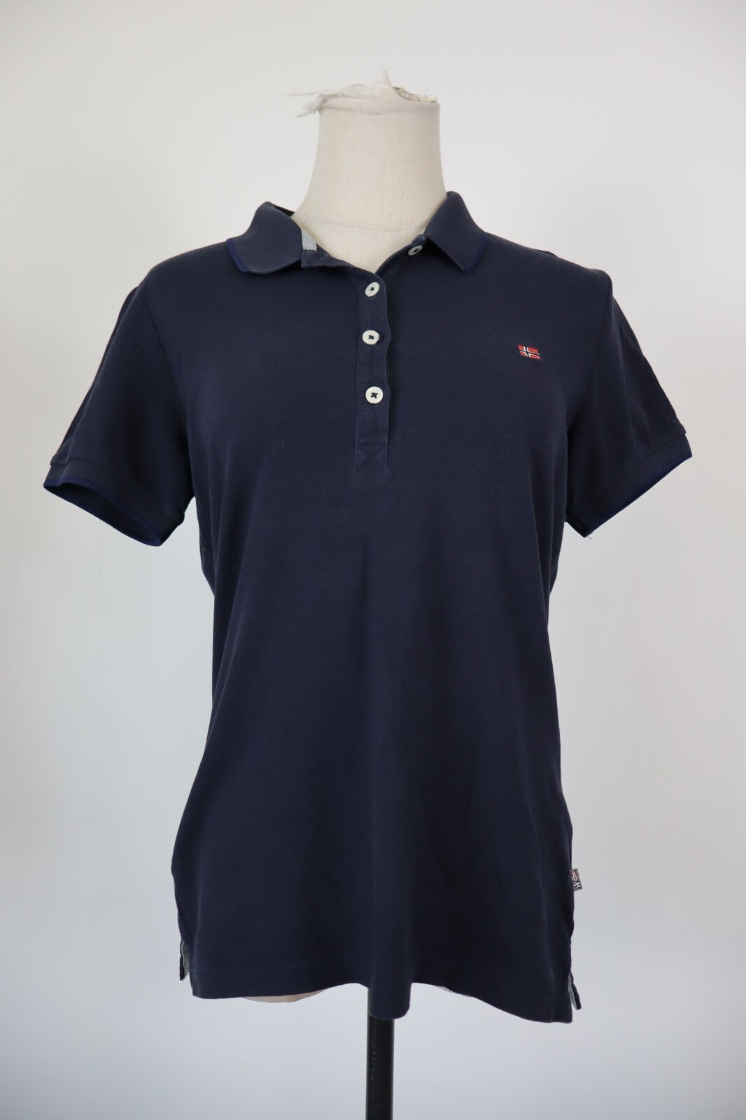 NAPAPIJRI MAGLIA POLO DONNA COTONE TG. M WOMAN SHIRT CASUAL VINTAGE COTTON