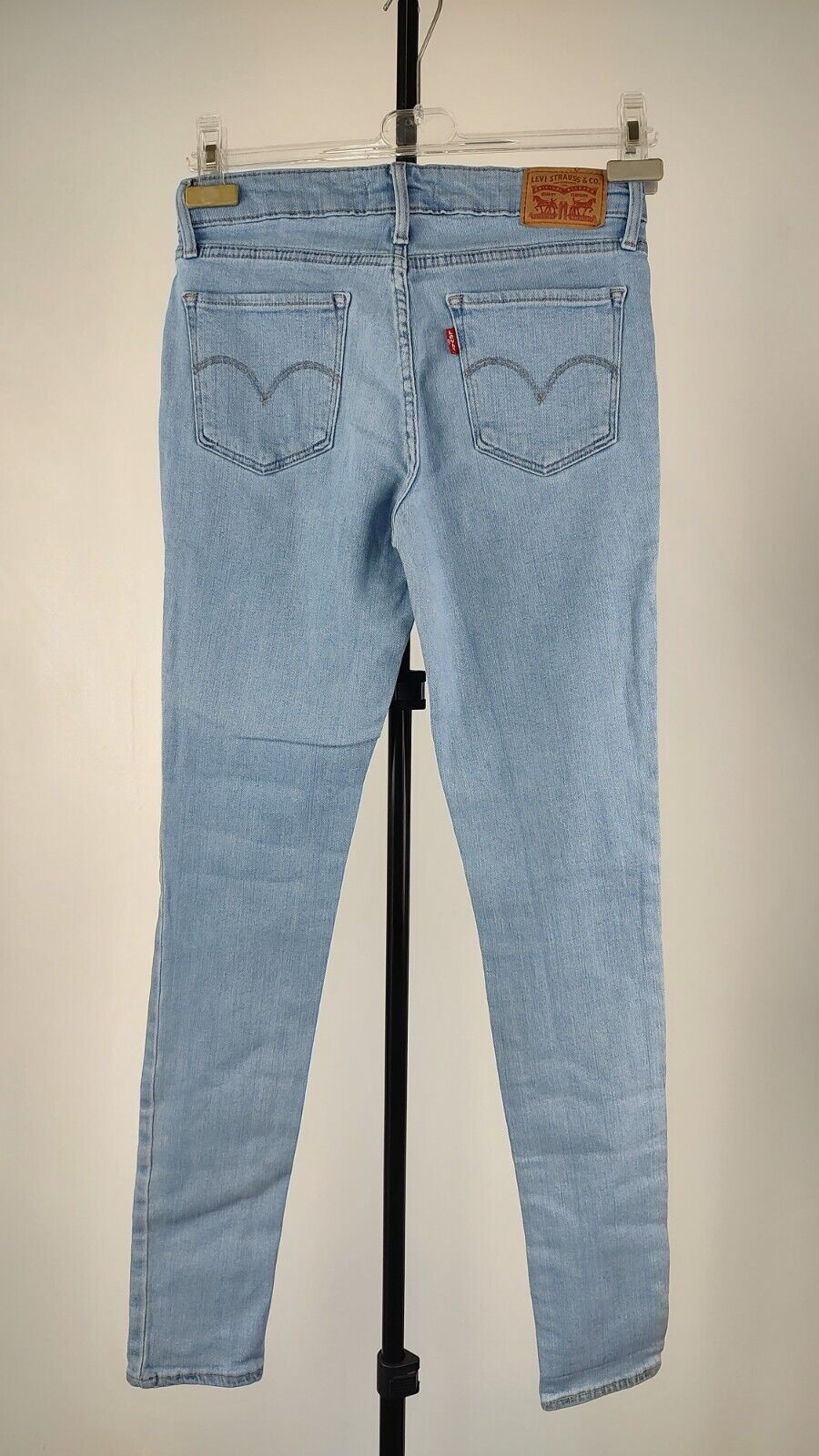 LEVI'S 711 PANTALONE DENIM JEANS DONNA TG W27 41 WOMAN VINTAGE PANTS