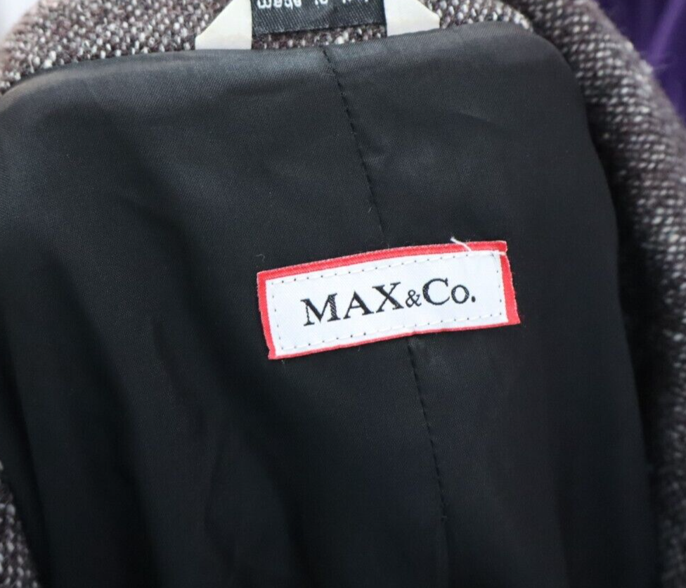 MAX & CO GIACCA BLAZER DONNA Tg 42 WOMAN VINTAGE JACKET WOOL LANA