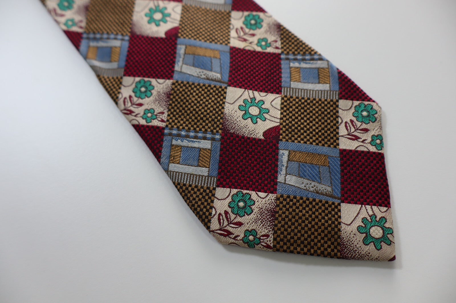CARNAVAL DE VENISE 100% SILK TIE SETA CRAVATTA NECKTIE MADE IN ITALY CLASSIC