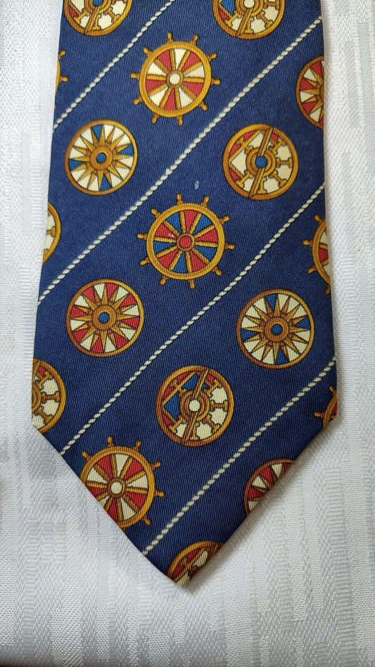 VITTORIA NAPOLI 100% SILK TIE SETA CRAVATTA NECKTIE MADE IN ITALY