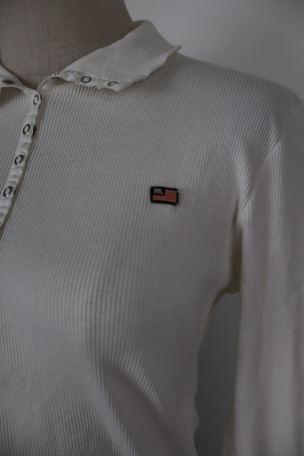 RALPH LAUREN POLO DONNA MAGLIA COTONE M WOMAN COTTON SHIRT CASUAL VINTAGE