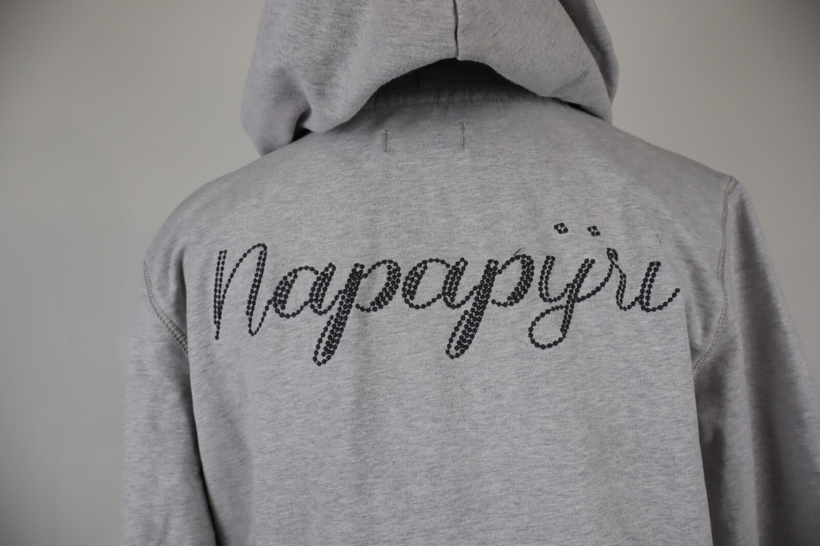 NAPAPIJRI FELPA CAPPUCCIO DONNA L WOMAN CASUAL VINTAGE SPORT SWEATSHIRT COTONE