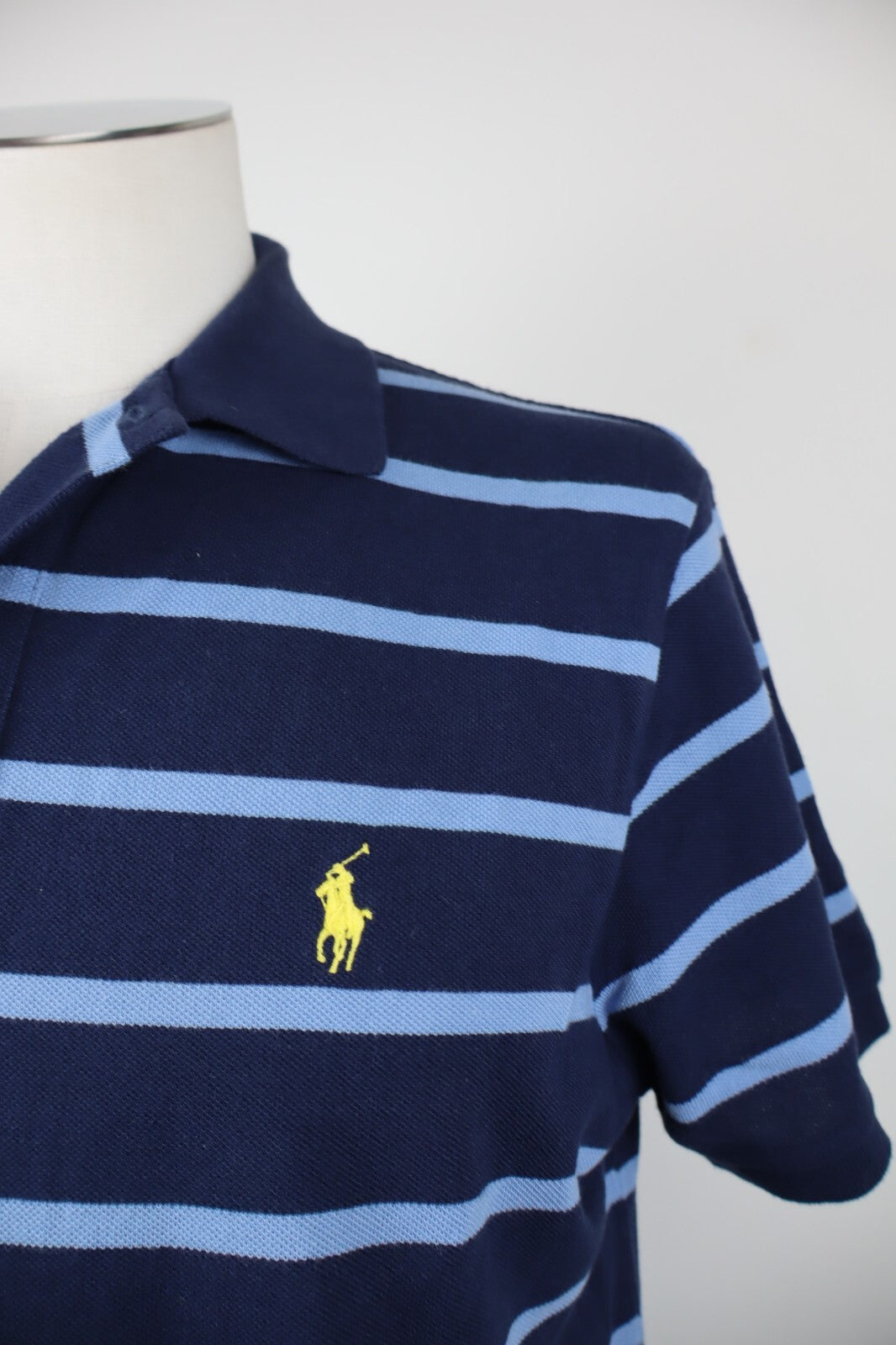 RALPH LAUREN POLO MAGLIA UOMO L MAN CASUAL VINTAGE T-SHIRT COTONE COTTON LOGO