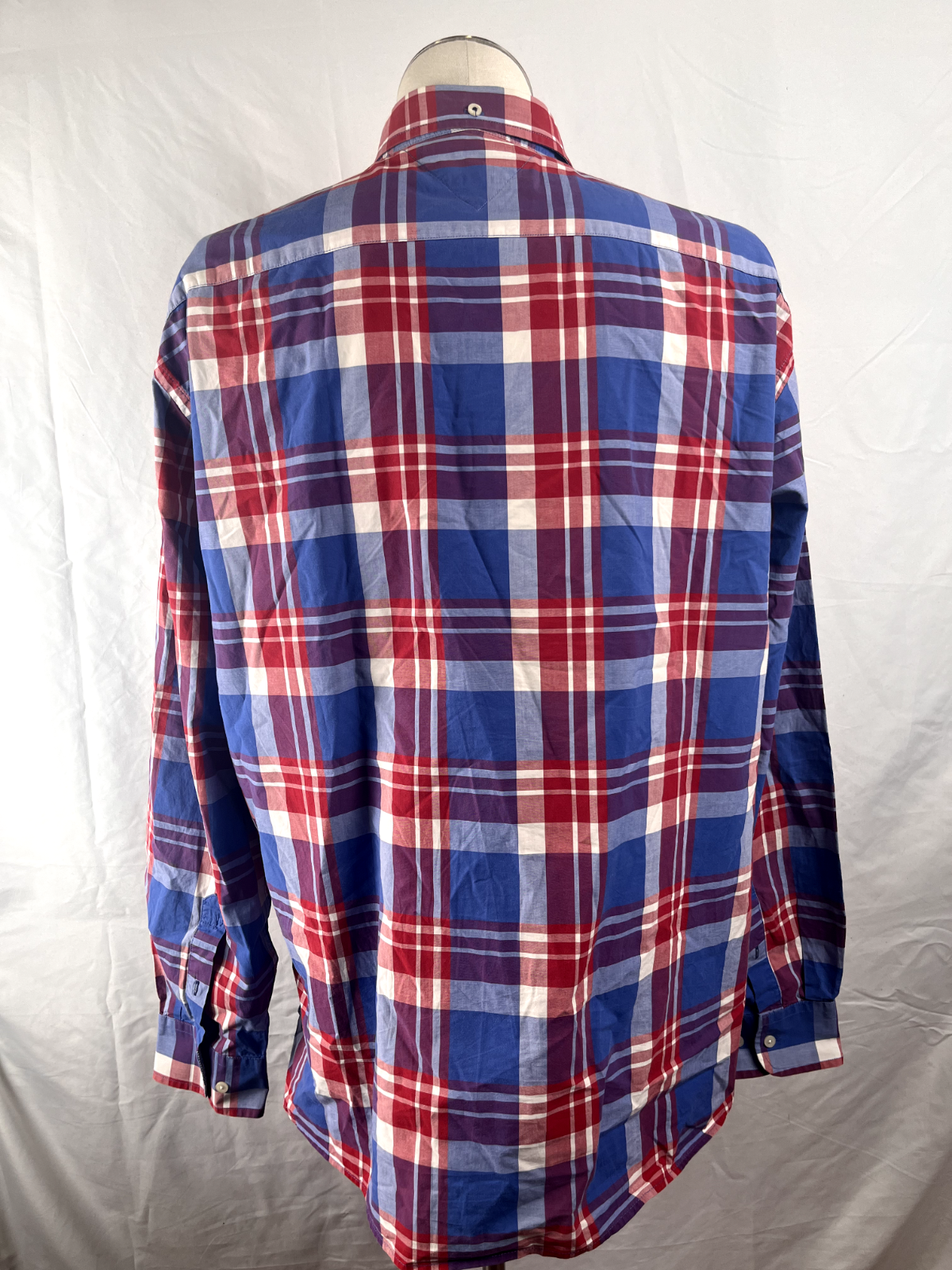 TOMMY HILFIGER CAMICIA COTONE SHIRT UOMO Tg. 2XL MAN VINTAGE CASUAL COTTON