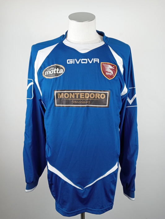 GIVOVA SALERNITANA PORTIERE FELPA SPORT CALCIO UOMO Tg XL VINTAGE JACKET SOCCER