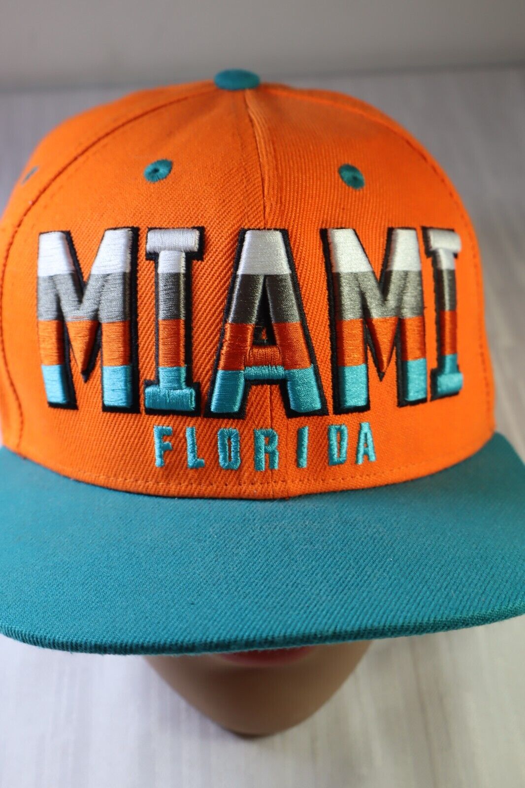 ESSENCIAL MIAMI FLORIDA CAPPELLO TAGLIA REGOLABILE BERRETTO MAN HAT CAP VINTAGE