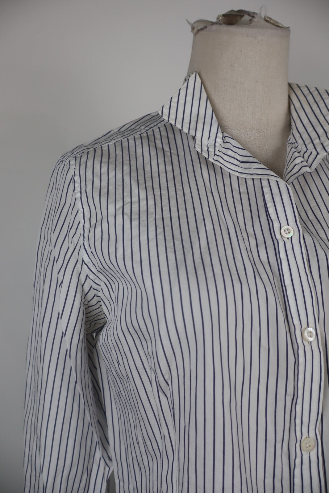 MAX MARA CAMICIA DONNA TG. 46 WOMAN SHIRT CASUAL VINTAGE COTONE COTTON LOGO
