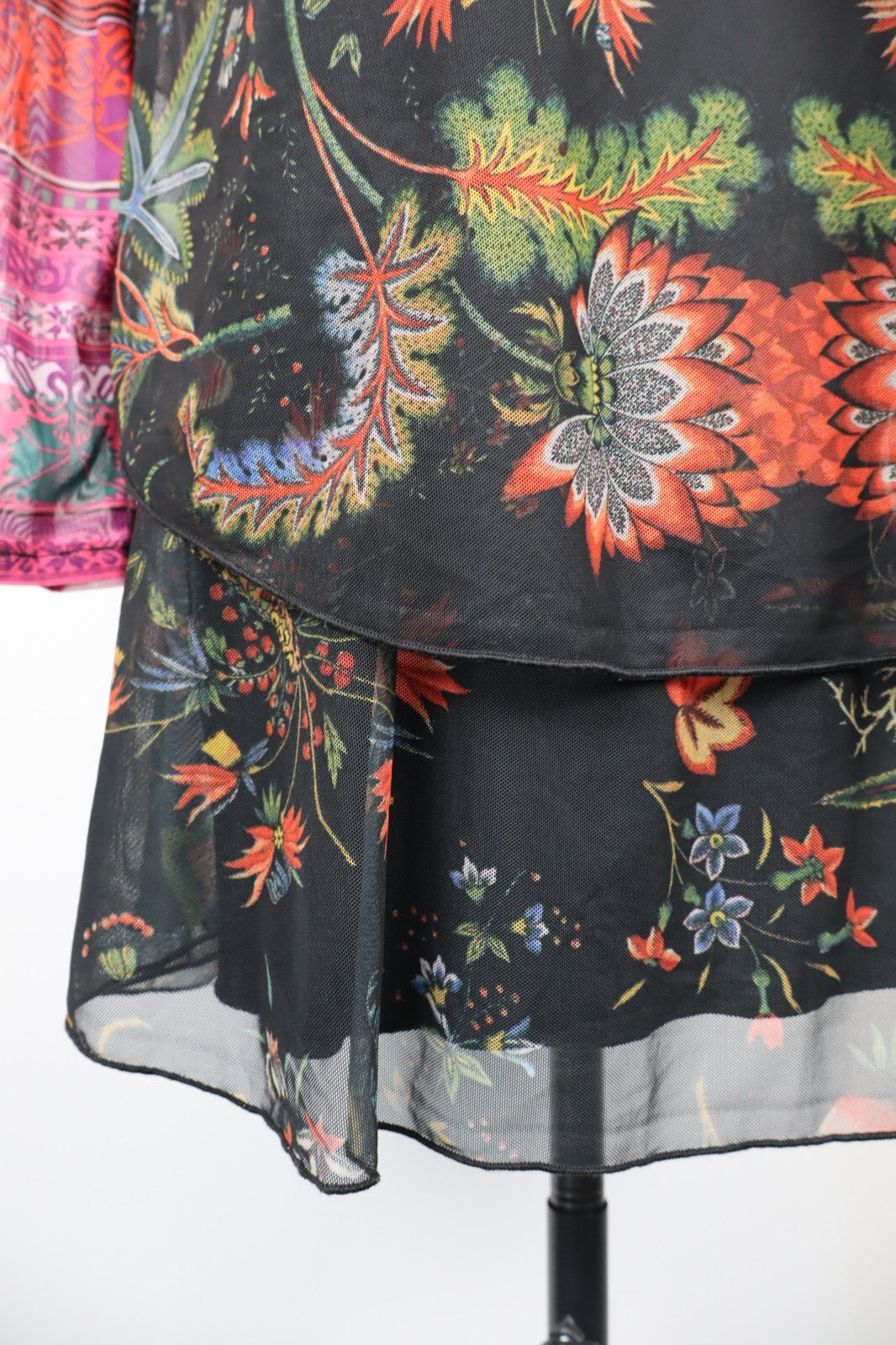 DESIGUAL VESTITO DONNA TG. L WOMAN CASUAL VINTAGE DRESS ABITO