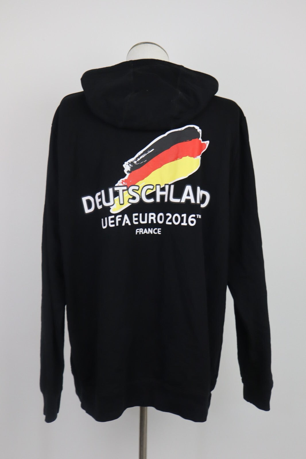 UEFA EURO 2016 GERMANIA FELPA SPORT CALCIO UOMO Tg XXL MAN VINTAGE JACKET