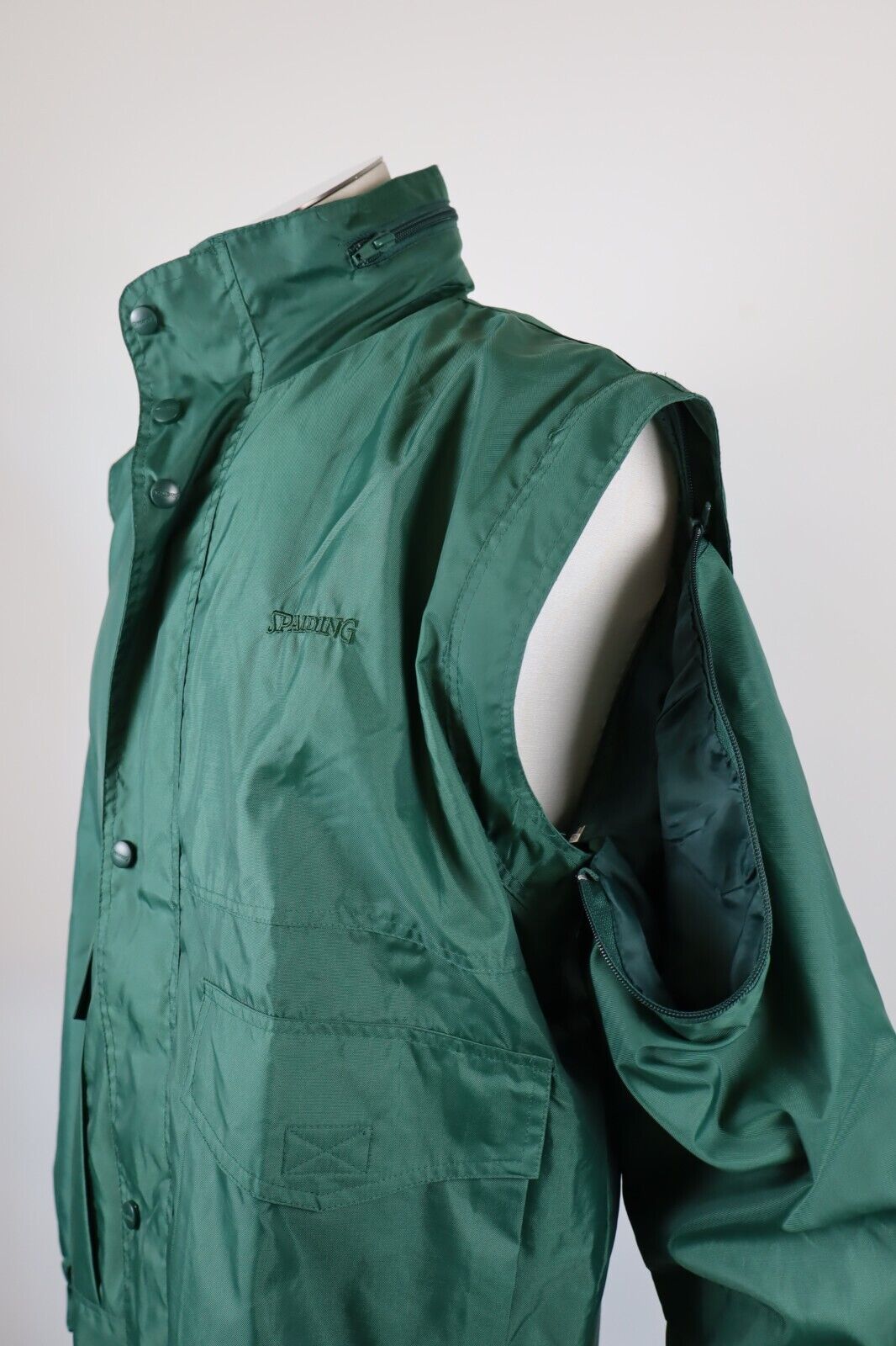 SPALDING GIUBBINO LEGGERO SMANICATO GIACCA UOMO Tg M MAN CASUAL JACKET VINTAGE