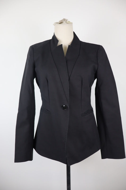 MAX&CO GIACCA BLAZER DONNA Tg 46 WOMAN VINTAGE JACKET COTONE COTTON 1 BOTTONE
