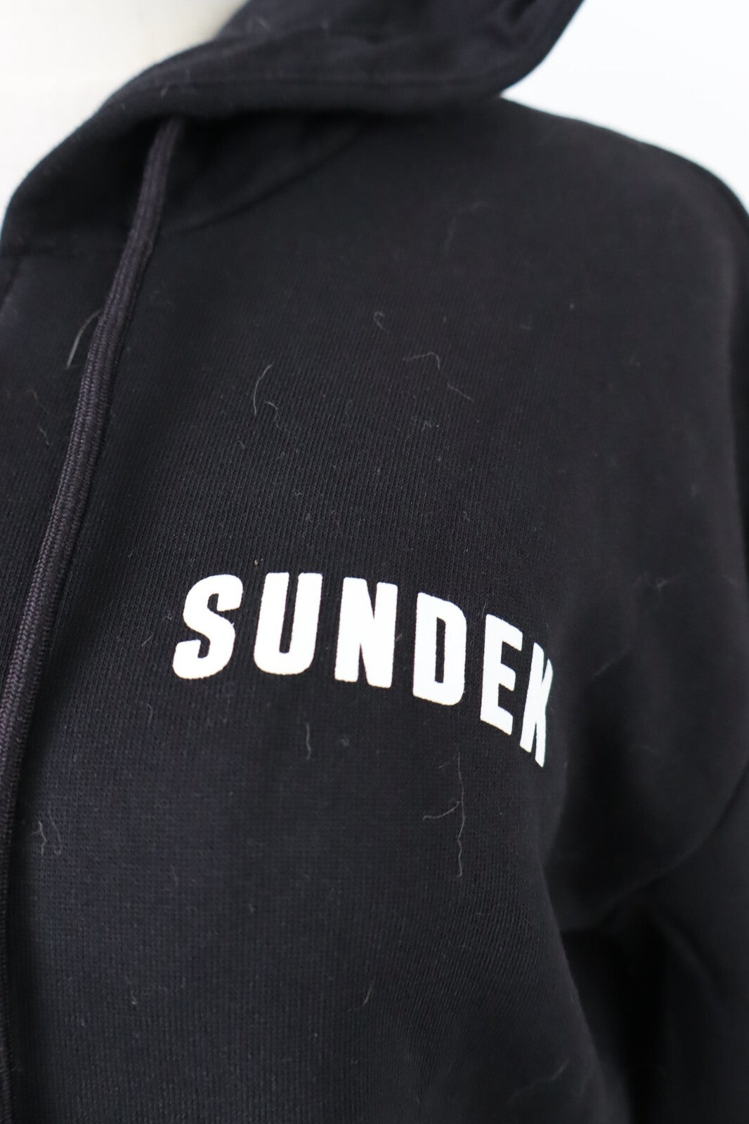 SUNDEK FELPA CON ZIP DONNA Tg XS WOMAN CASUAL VINTAGE SPORT SWEATSHIRT