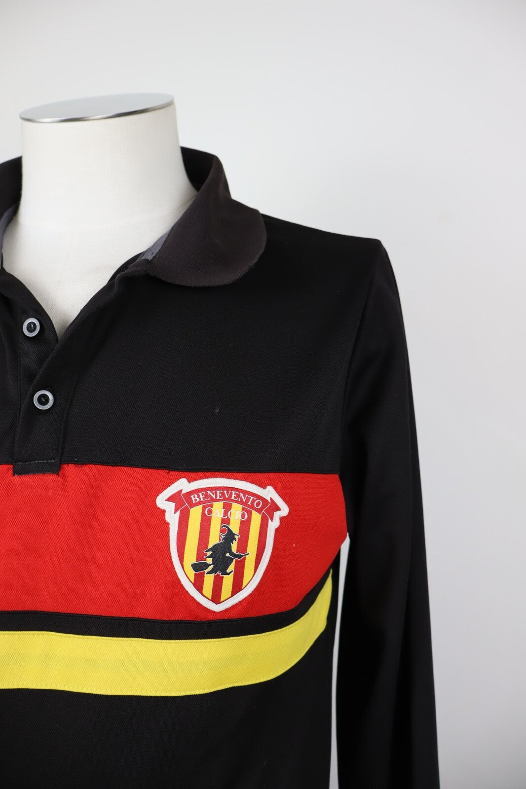 FRANKIE GARAGE BENEVENTO MAGLIA POLO CALCIO UOMO Tg L SOCCER JERSEY TRIKOT