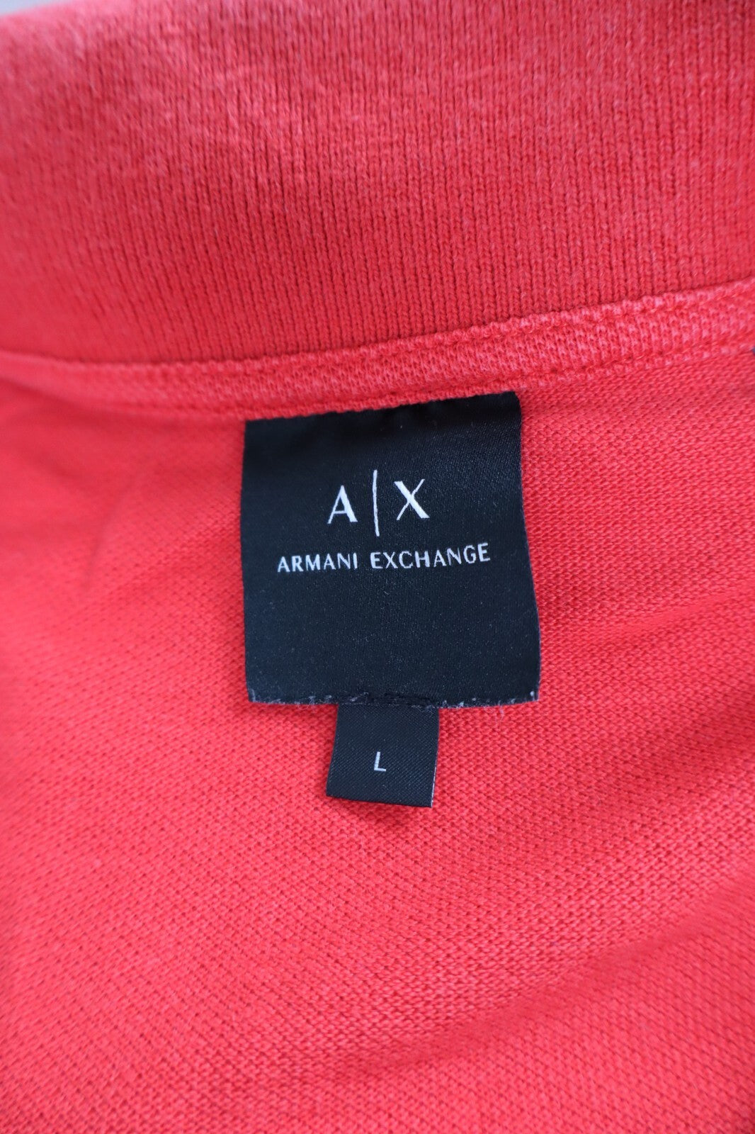 AX ARMANI EXCHANGE POLO MAGLIA UOMO TG. L MAN T-SHIRT VINTAGE CASUAL COTONE