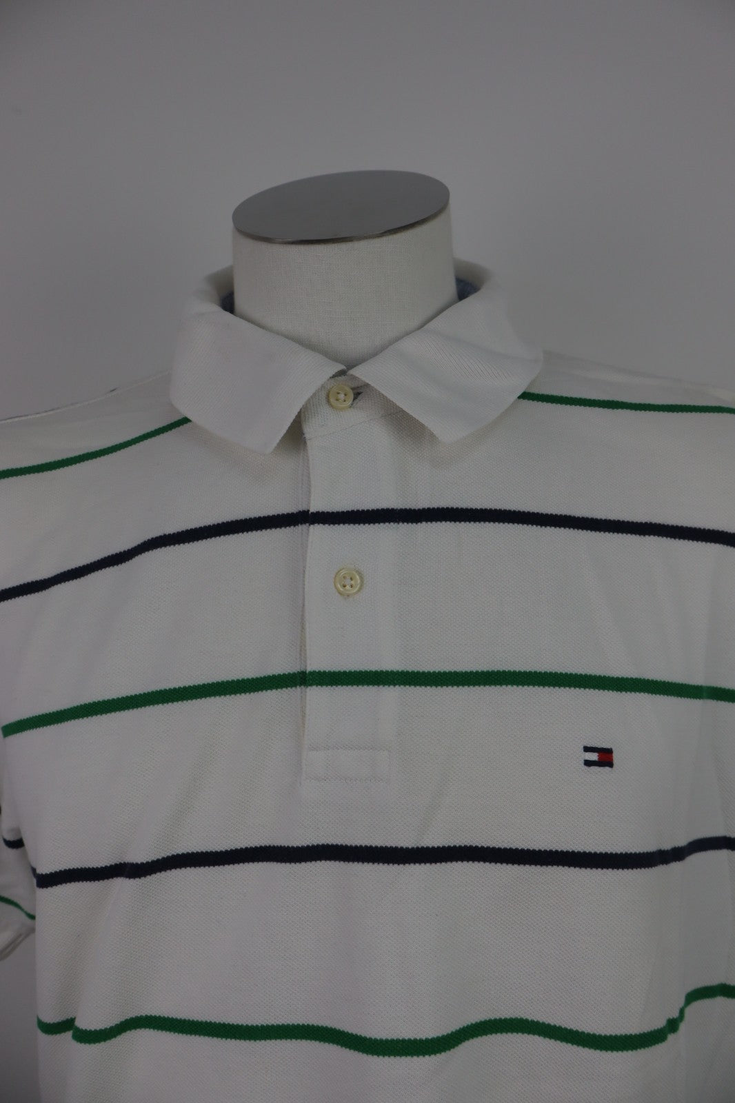TOMMY HILFIGER POLO MAGLIA UOMO TG XL MAN T-SHIRT CASUAL VINTAGE COTONE