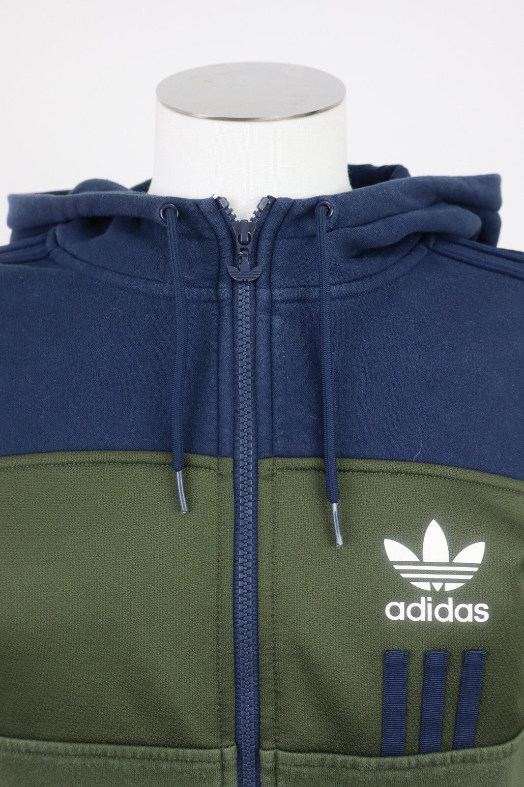 ADIDAS FELPA ZIP E CAPPUCCIO UOMO S MAN SPORT  SWEATSHIRT CASUAL VINTAGE
