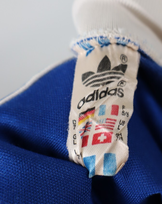 ADIDAS STAMMTISCH JEMO JUNGER MAGLIA CALCIO UOMO Tg 7 8 SOCCER WEST GERMANY