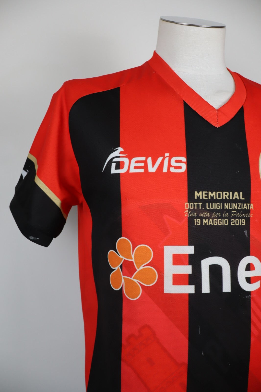 DEVIS US PALMESE N 15 MAGLIA CALCIO UOMO Tg XL SOCCER JERSEY TRIKOT SPORT