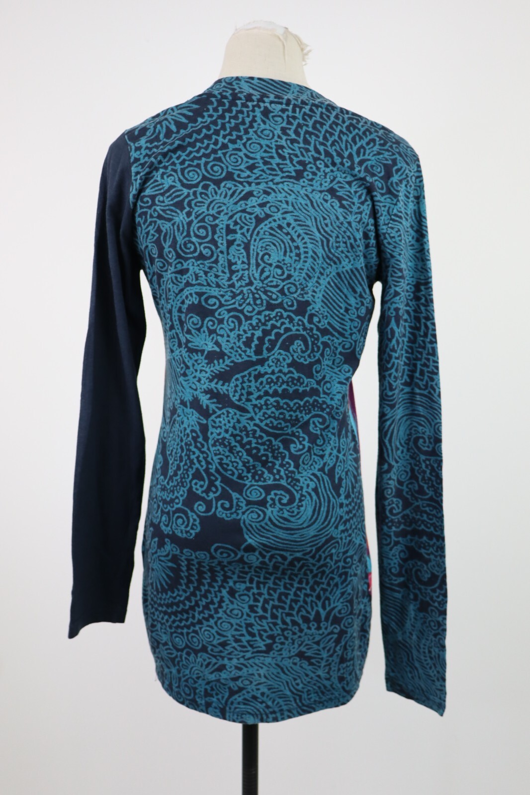 DESIGUAL VESTITO DONNA TG. M WOMAN CASUAL VINTAGE DRESS ABITO