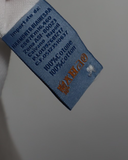 HARMONT & BLAINE POLO MAGLIA UOMO COTONE TG. M MAN COTTON T-SHIRT VINTAGE LOGO