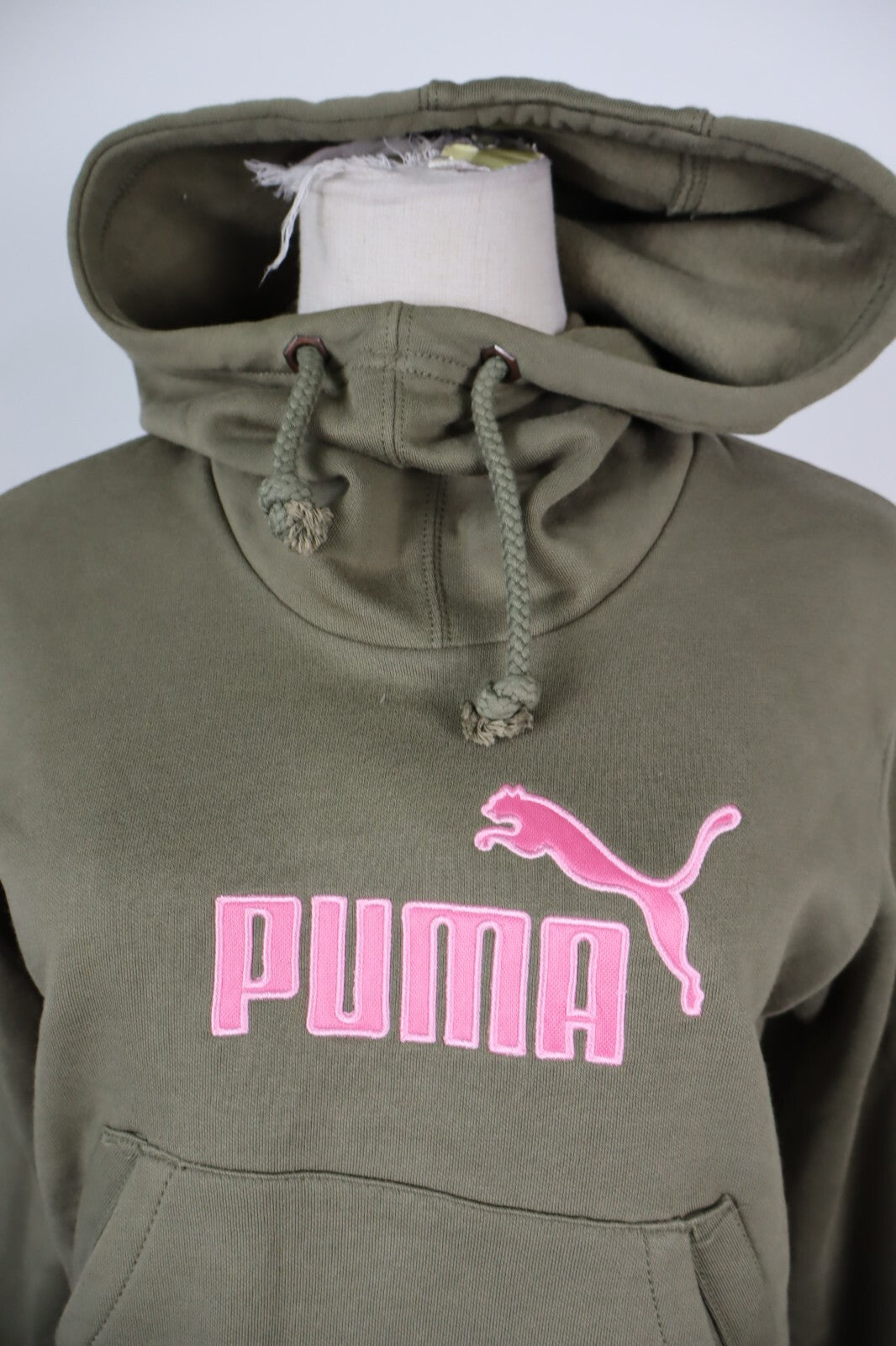 PUMA FELPA CAPPUCCIO DONNA Tg S WOMEN CASUAL VINTAGE SPORT SWEATSHIRT