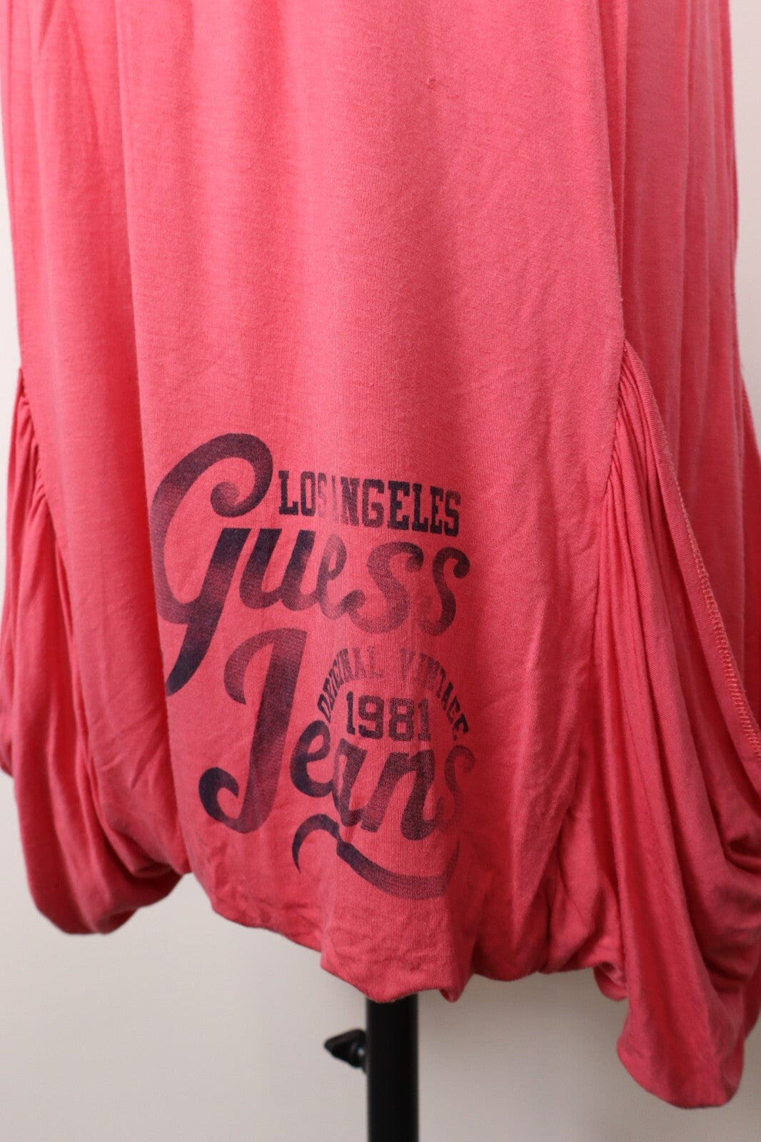 GUESS VESTITO ABITO DONNA TG. S WOMAN CASUAL VINTAGE DRESS ROSA
