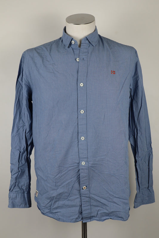 NAPAPIJRI CAMICIA UOMO COTONE TG. M MAN CASUAL VINTAGE COTTON SHIRT URBAN FIT