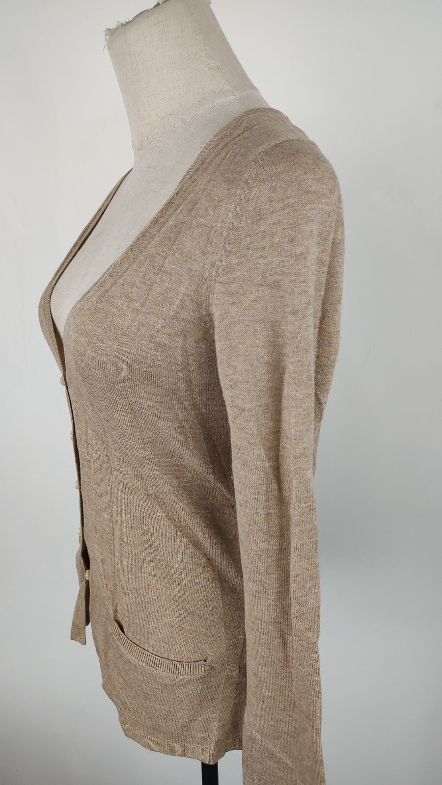 TOMMY HILFIGER MAGLIONE CARDIGAN LANA COTONE DONNA Tg. XS WOMAN CASUAL SWEATER