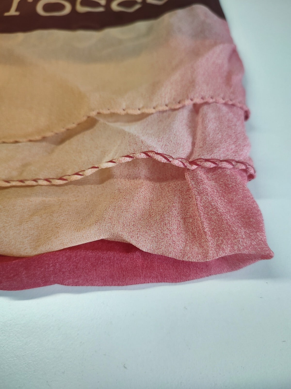 ROCCOBAROCCO FOULARD SCARVES SCARF RECTANGLE 100% SETA MADE IN ITALY