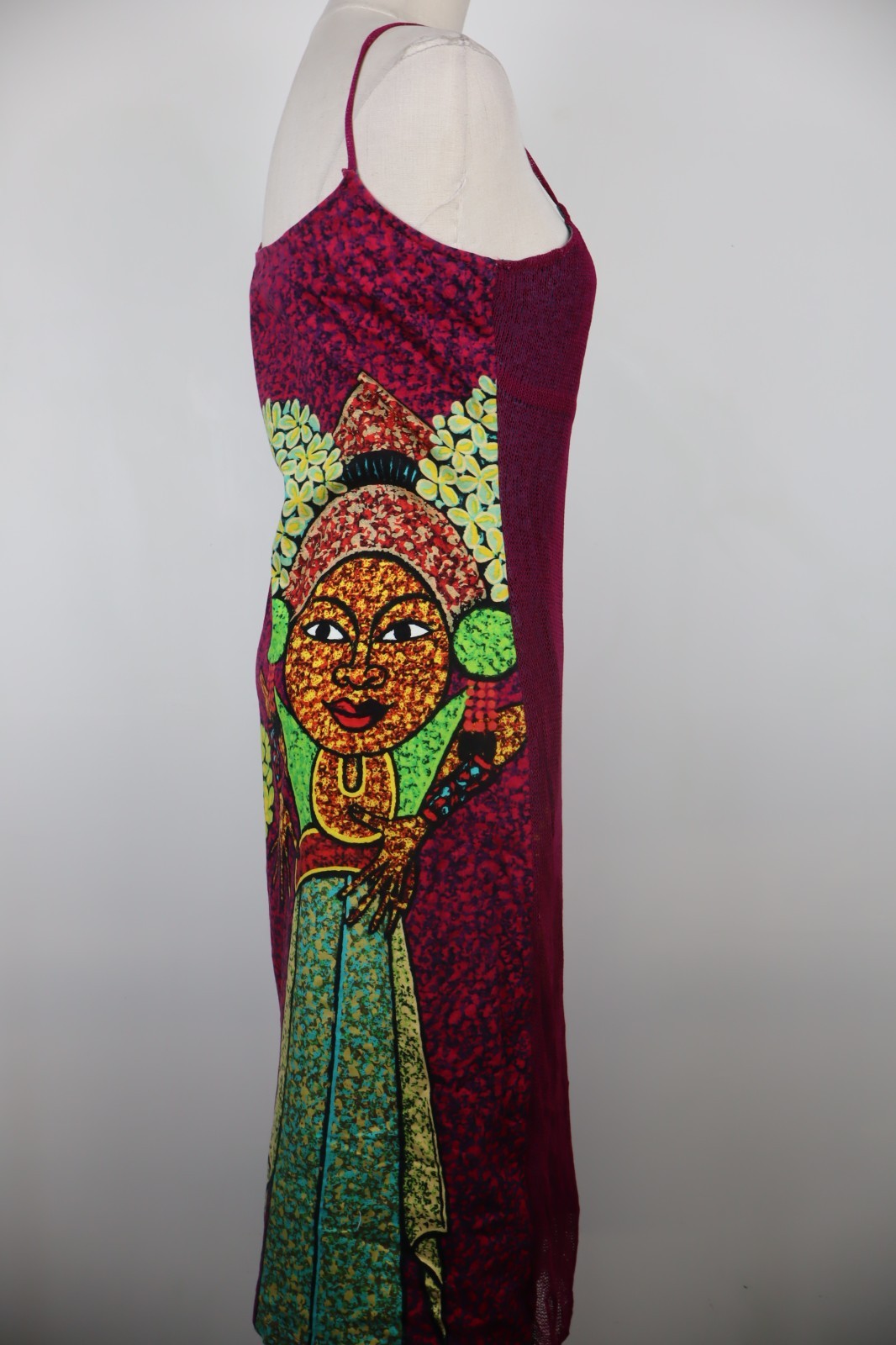 CUSTO BARCELONA VESTITO BRETELLE DONNA TG L WOMAN CASUAL VINTAGE DRESS ABITO
