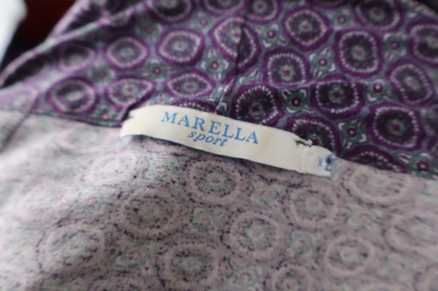 MARELLA SPORT VESTITO ABITO DONNA TG. M WOMAN CASUAL VINTAGE DRESS MANICA LUNGA