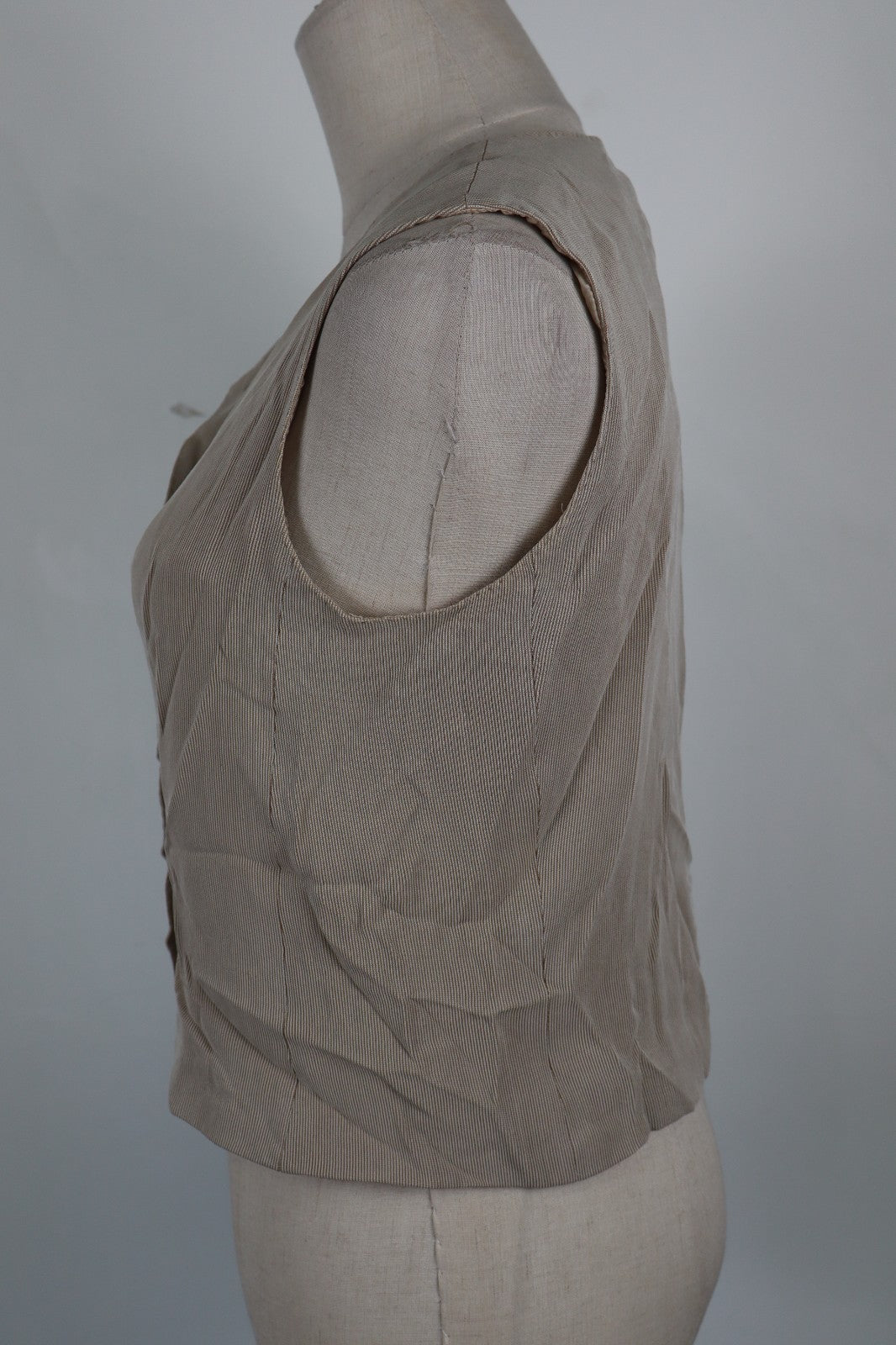 MAX MARA SMANICATO GILET DONNA Tg 42 WOMAN CASUAL VINTAGE JACKET SOTTOGIACCA