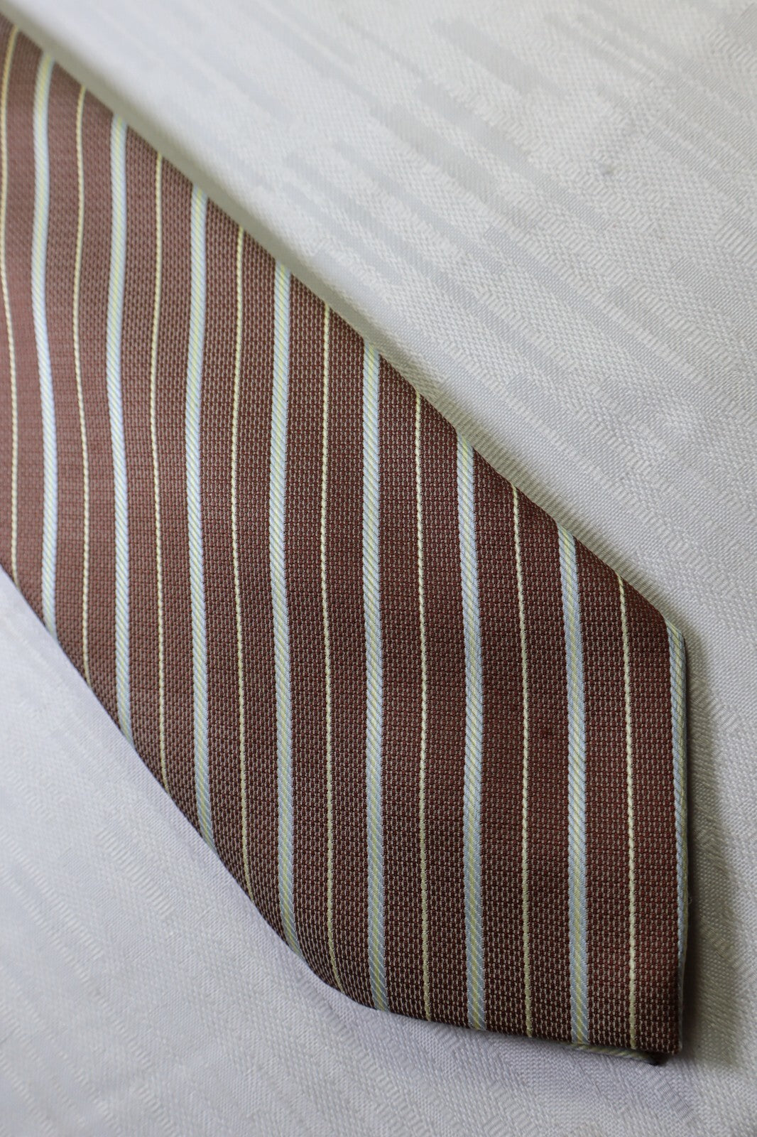 ANTONIO BASILE SILK TIE SETA CRAVATTA NECKTIE MADE IN ITALY SELF TIPPED