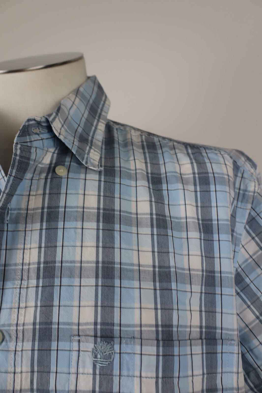 TIMBERLAND CAMICIA COTONE SHIRT UOMO Tg. L MAN VINTAGE CASUAL COTTON