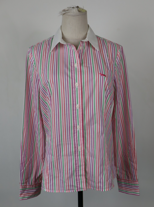 HARMONT & BLAINE CAMICIA SHIRT DONNA COTONE TG. 44 WOMAN CASUAL VINTAGE