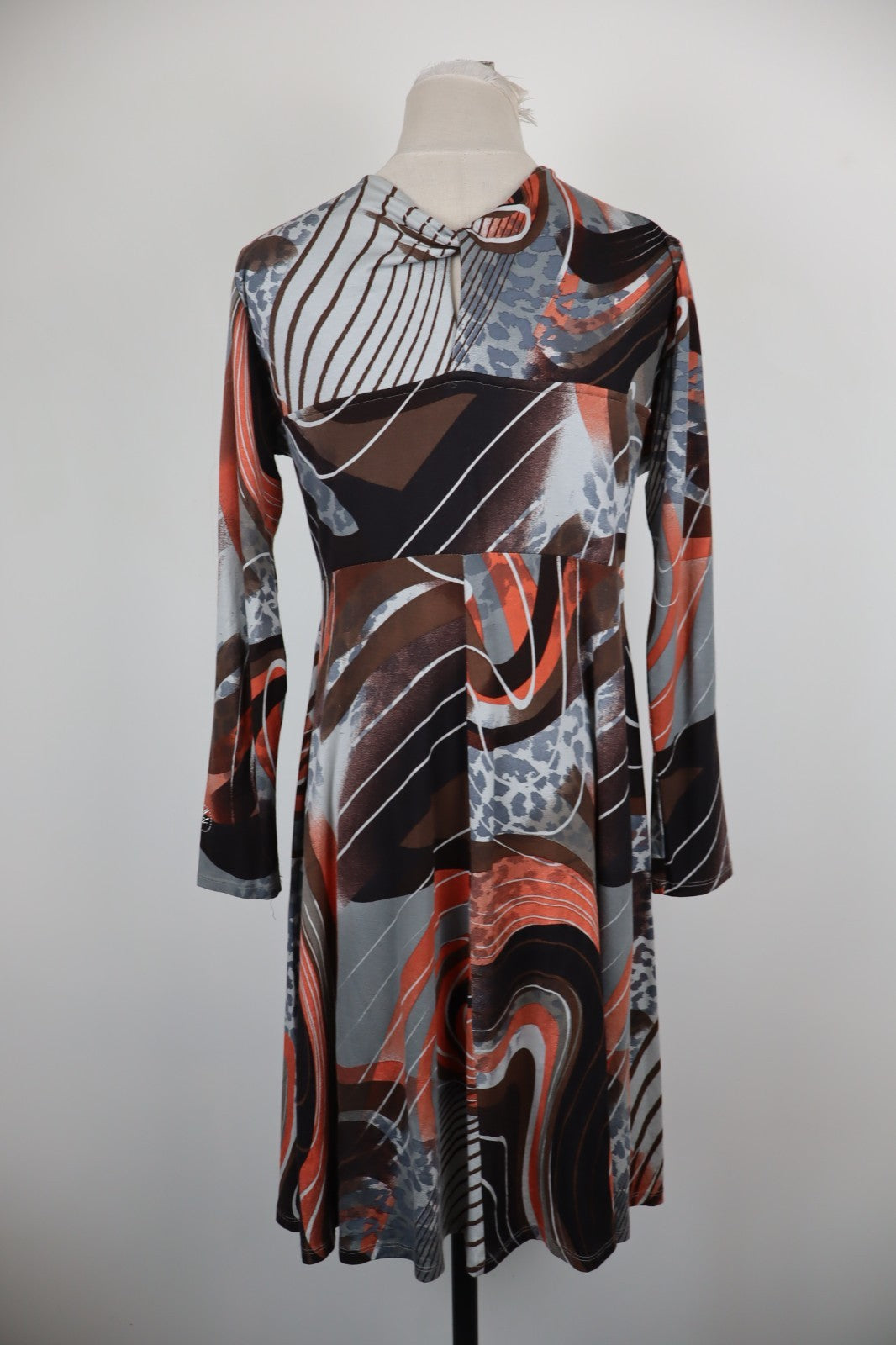GATTINONI ROMA VESTITO ABITO MANICHE LUNGHE DONNA M WOMAN CASUAL VINTAGE DRESS