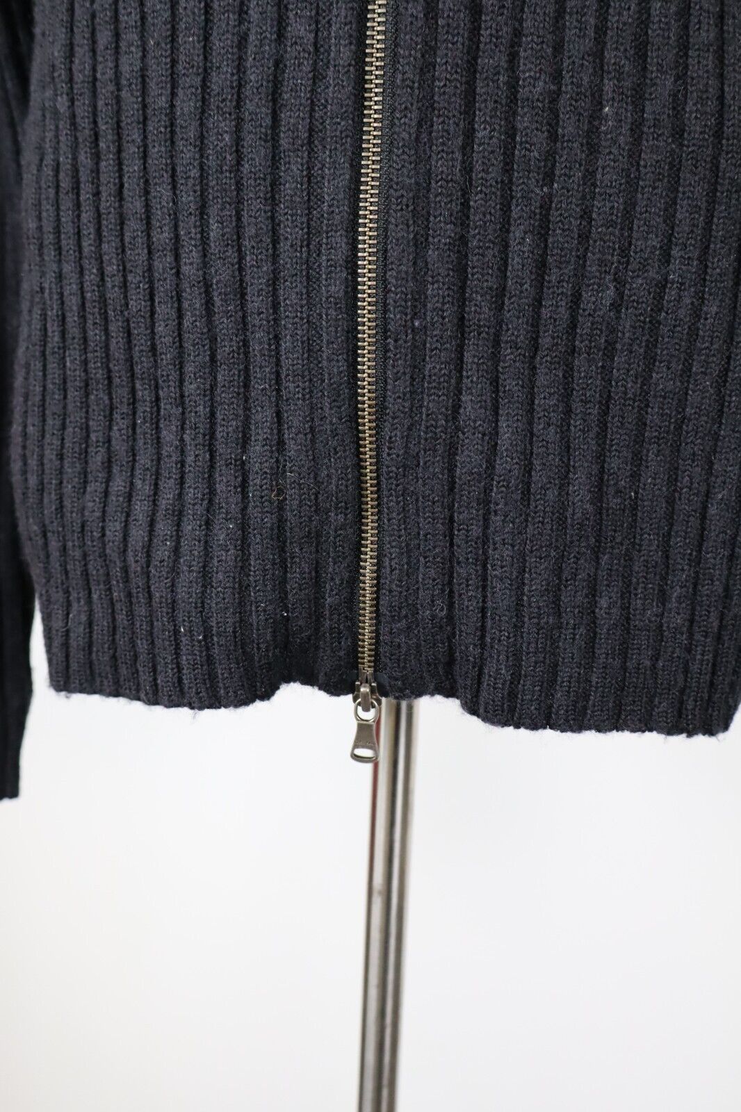 CALVIN KLEIN CK MAGLIONE CON ZIP VINTAGE UOMO Tg. L MAN SWEATER CASUAL LANA