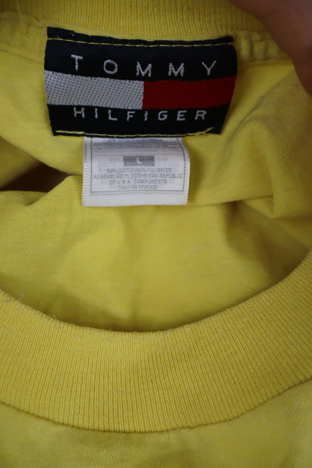 TOMMY HILFIGER MAGLIA DONNA TG. L WOMAN CASUAL VINTAGE T-SHIRT TOP CANOTTA