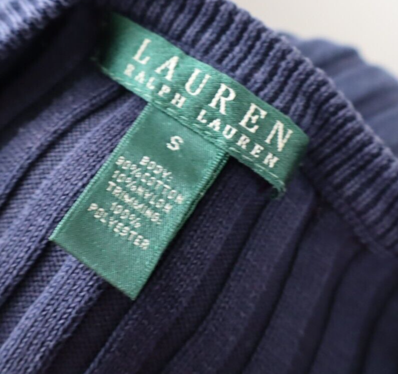 RALPH LAUREN MAGLIA DONNA TG. S WOMAN CASUAL VINTAGE T-SHIRT COTONE COTTON